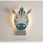 Lights4fun Applique Murale pour Enfant Zebra avec 18 LED Blanc Chaud à Piles pour Intérieur