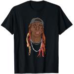 Lil Wayne Visage Illustré T-Shirt