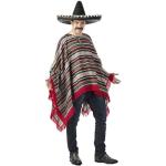 Ponchos mexicains multicolores look fashion 