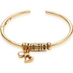 Bracelets en jonc dorés en cristal 18 carats personnalisés pour femme en promo 