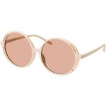 Lunettes rondes Linda Farrow blanches Taille M look fashion pour femme 