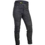 Jeans gris foncé en coton mélangé stretch Taille XL pour femme 