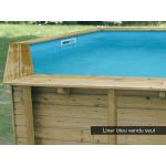 Liners de piscine Ubbink marron en bois 