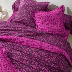Linge de maison Blancheporte violet lavable en machine 160x200 cm 