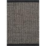 Tapis en laine Linie Design noirs 140x200 