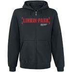 Sweats noirs Linkin Park à capuche Taille L look fashion pour homme 