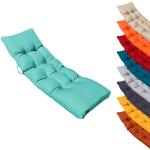 Coussins de chaise longue turquoise 
