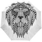 Parapluies pliants à motif lions look fashion 