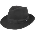 Chapeaux Fedora noirs en feutre 55 cm Taille S look fashion pour femme 