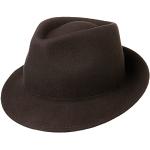 Chapeaux Fedora marron en feutre 57 cm Taille M look fashion pour femme 
