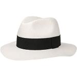 Chapeaux de paille blancs en paille 55 cm Taille S classiques pour femme 