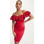 Robes bandeau Lipsy London rouges mi-longues Taille S pour femme en promo 