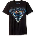 Liquid Blue Pink Floyd Space Window T-Shirt à Manches Courtes pour Homme, Bleu, Rose, Noir, L