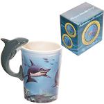 Tasses à café en céramique à motif requins 