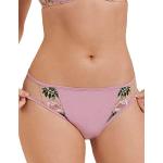 Lisca Harper 22243-D7 Women's Dusty Rose Floral Embroidered Brief 38