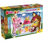 Lisciani, Puzzle pour enfants a partir de 3 ans, 60 pièces - Masha et Michka - 92987