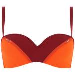 Hauts de bikini Lise Charmel orange en lycra à strass 85C pour femme en promo 