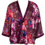 LISE CHARMEL kimono en soie Aveu en Fleurs