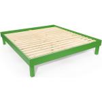 Lits King Size ABC Meubles verts en bois massif made in France 