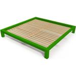 Lits King Size ABC Meubles verts en bois massif made in France 
