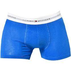 Tommy Hilfiger Boxer Homme Lot de 3 Slip Homme Sous-Vêtement, Multicolore (Shocking Blue/Primary Red/Carbon), M