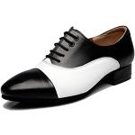 Chaussures de tango noires en caoutchouc légères à lacets Pointure 40 look fashion pour homme 