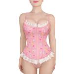 Bustiers roses en polyester Taille XL look sexy pour femme 