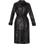 Trench coats Liu Jo noirs en polyester avec ceinture Taille XXS pour femme 