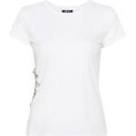 T-shirts col rond Liu Jo blancs en jersey à manches courtes à col rond Taille XXL pour femme 