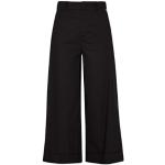 Pantalons Liu Jo noirs en popeline Taille S look fashion pour femme 