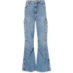 Jeans droits Liu Jo bleus en denim délavés W25 L28 pour femme 