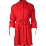 Robes ceinturées Liu Jo rouges à rayures en coton Taille XS pour femme 
