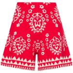 Mini shorts Liu Jo rouges à logo pour femme 