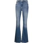 Jeans évasés Liu Jo bleu indigo en coton mélangé éco-responsable W24 L29 pour femme en promo 