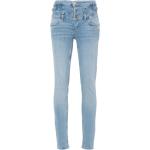 Jeans taille haute Liu Jo bleues claires délavés stretch W24 L27 pour femme 