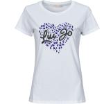 T-shirts Liu Jo blancs Taille M pour femme en promo 