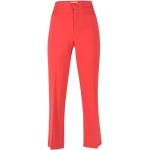 Pantalons taille haute Liu Jo rouges en viscose stretch Taille XS pour femme 