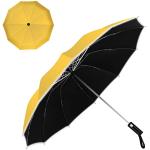 Parapluies pliants jaunes Taille M look fashion pour homme 