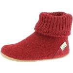 Chaussons Living Kitzbühel rouges en laine Pointure 34 pour enfant 