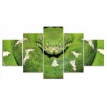 Affiches vertes en plastique à motif serpents modernes 
