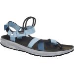 Sandales de marche Lizard bleues en microfibre Pointure 35 avec un talon de plus de 9cm classiques pour femme 