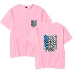 LKY STAR Anime Attack on Titan T-Shirt Unisexe Wings of Freedom pour Homme Enfants