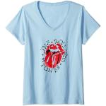 T-shirts bleus Rolling Stones Taille S classiques pour femme 