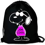 Sacs Logoshirt noirs en coton Snoopy 