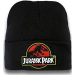 Logoshirt®️ - Film - Jurassic Park - Logo - Bonnet - Casquette - Femme & Homme - Hiver - brodé - Noir - Design Original sous Licence