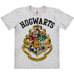 T-shirts Logoshirt gris en coton Harry Potter Poudlard rétro pour garçon de la boutique en ligne Amazon.fr 