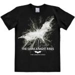 T-shirts à imprimés Logoshirt noirs en coton Batman The Dark Knight à manches courtes Taille XS rétro pour homme 
