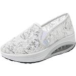 Chaussures de randonnée de mariage blanches respirantes Pointure 37 look fashion pour femme 