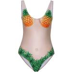 Bikinis push-up orange 90E Taille XL plus size look hippie pour femme 