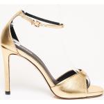 Sandales/Nu pieds jaune en cuir pour femme - Taille39 - LOLA CRUZ